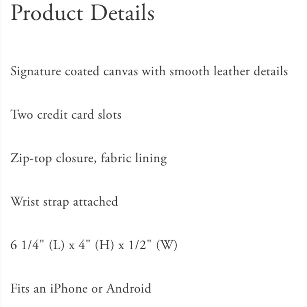 COACH CORNER ZIP WRISTLET IN  🌈🌈SIGNATURE CANVAS - Picture 3 of 3